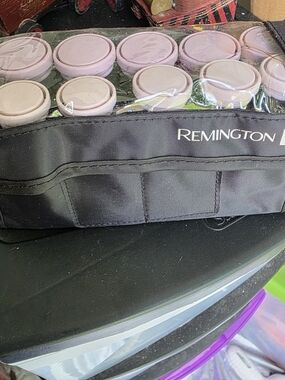 Remington Pink Hair Rollers Set with Carry Case